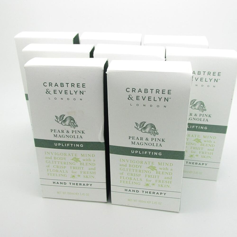 Crabtree & Evelyn Pear & Pink Magnolia Hand Therapy 3.45oz - New NLA Lot of 8